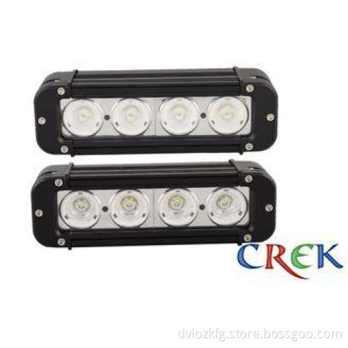 Flood beam 8 Inch 40W Single Row LED Light Bar For Off - ro